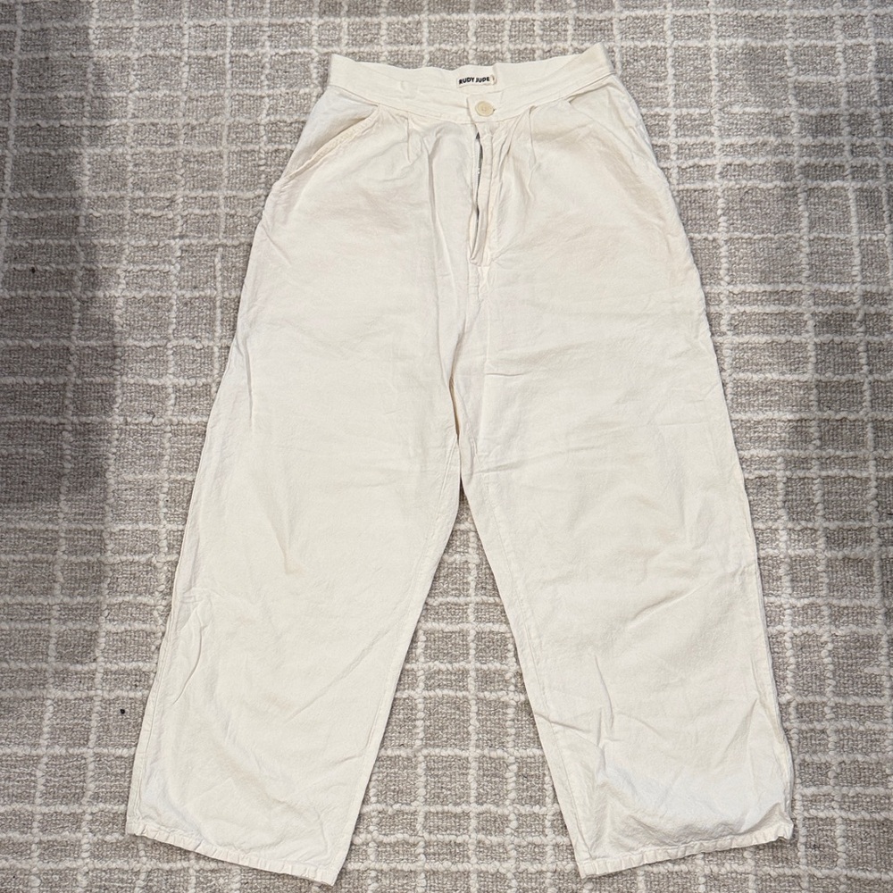 Rudy Jude Cream Boot Cut Pants